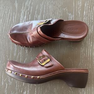 Ecco Y2K Brown Leather Mules with Buckle and Studs
Slip On Casual Shoes Size 39